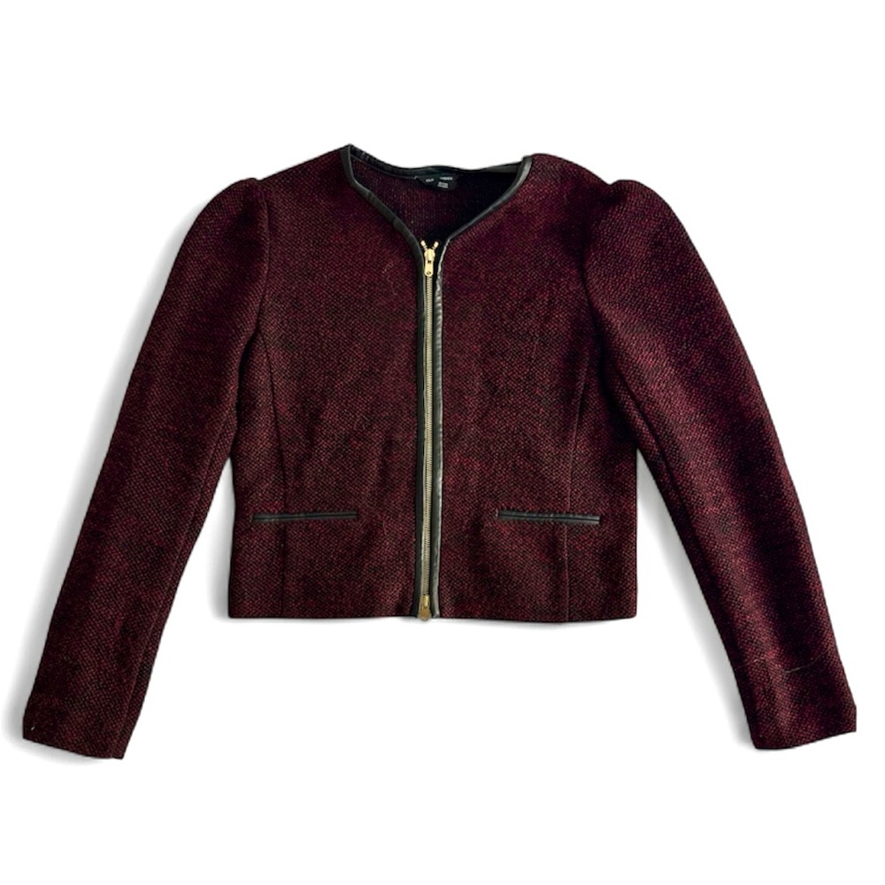 Club Monaco Deep Burgundy Women's Jacket